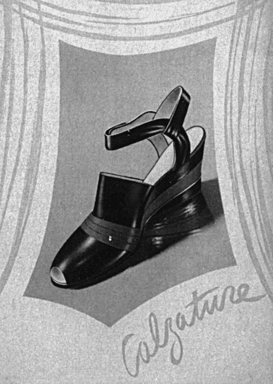 Реклама босоножек от Феррагамо лето 1943 года Шел год 1933й - фото 2