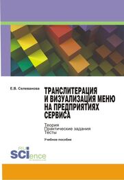 Елена Селеванова: Транслитерация и визуализация меню на предприятиях сервиса