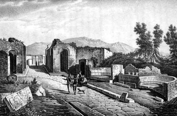 Въезд в Помпеи со стороны Геркуланума Рисунок А Левшина 1843 История - фото 3