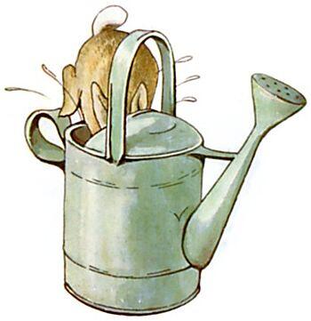 And rushed into the toolshed and jumped into a watering can It would have - фото 16