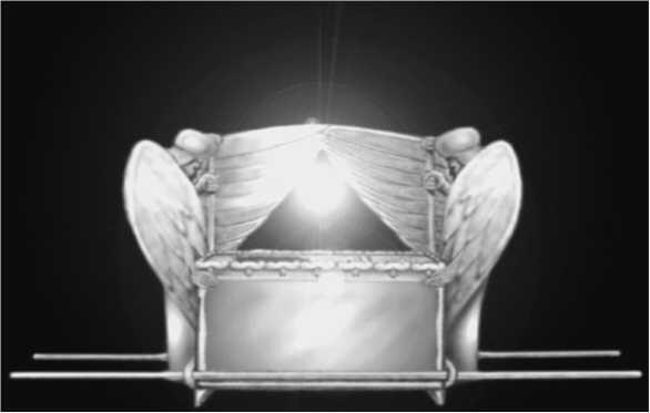 Свет над крышкой Ковчега Завета в представлении художника В Зогаре - фото 6