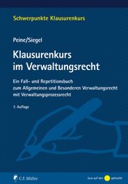 Franz-Joseph Peine: Klausurenkurs im Verwaltungsrecht