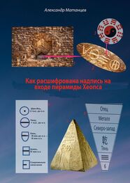 Александр Матанцев: Как расшифрована надпись на входе пирамиды Хеопса