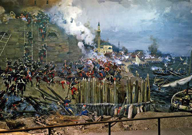 Штурм крепости Измаил войсками А В Суворова в 1790 г Художники Е И - фото 10