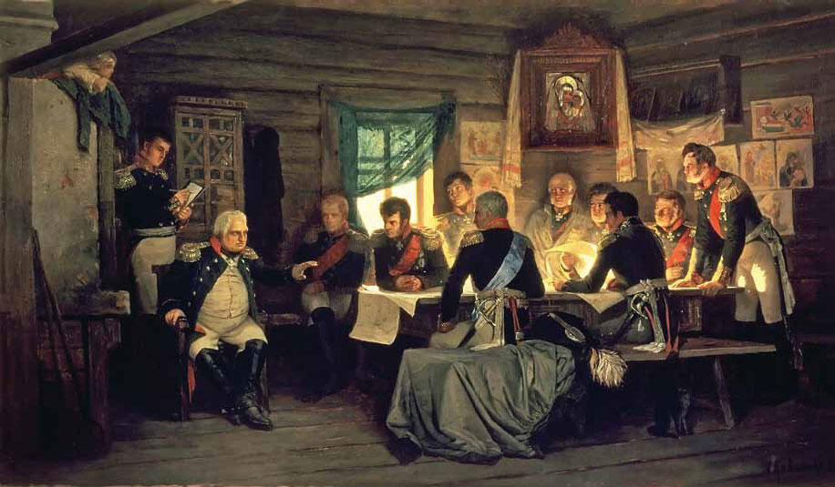 Военный совет в Филях Художник А Д Кившенко В апреле 1811 г царь назначает - фото 14
