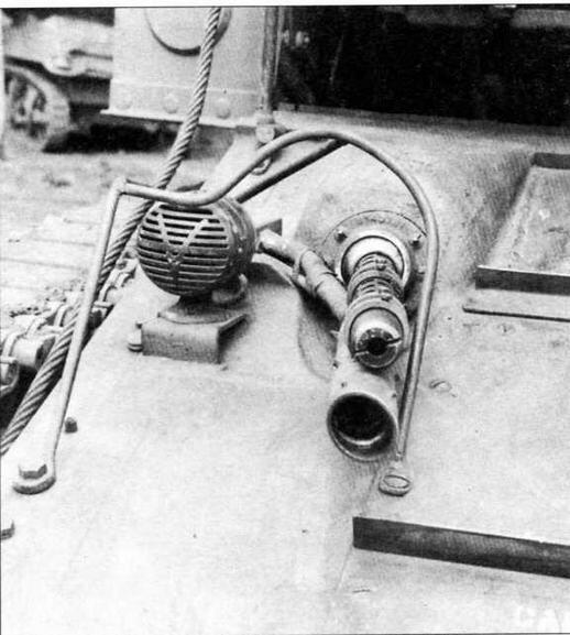 Установка пехотного огнемета E5R2M3 вместо курсового пулемета М1919А4 - фото 107