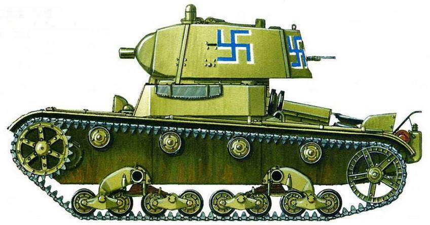 Огнеметный танк ХТ133 Танковый батальон финской армии октябрь 1941 года - фото 138