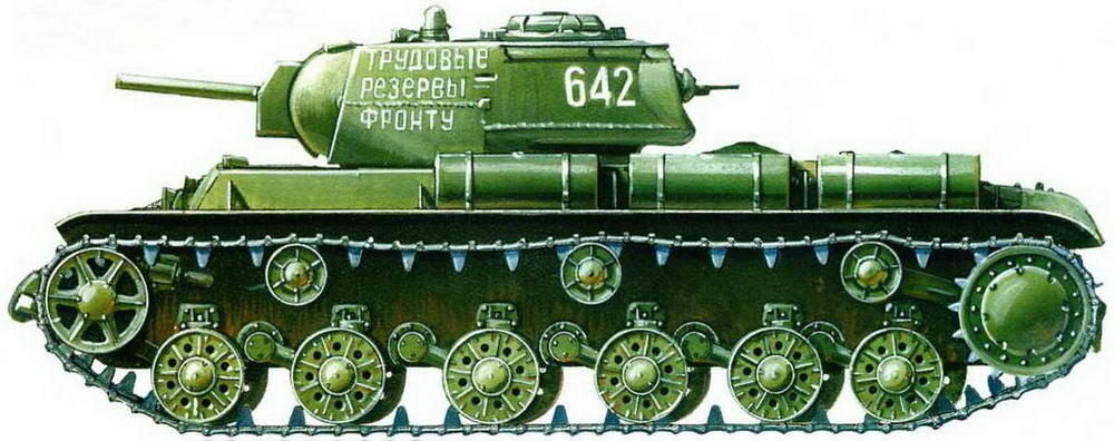 Огнеметный танк КВ8С из состава танковой колонны Трудовые резервы фронту - фото 139