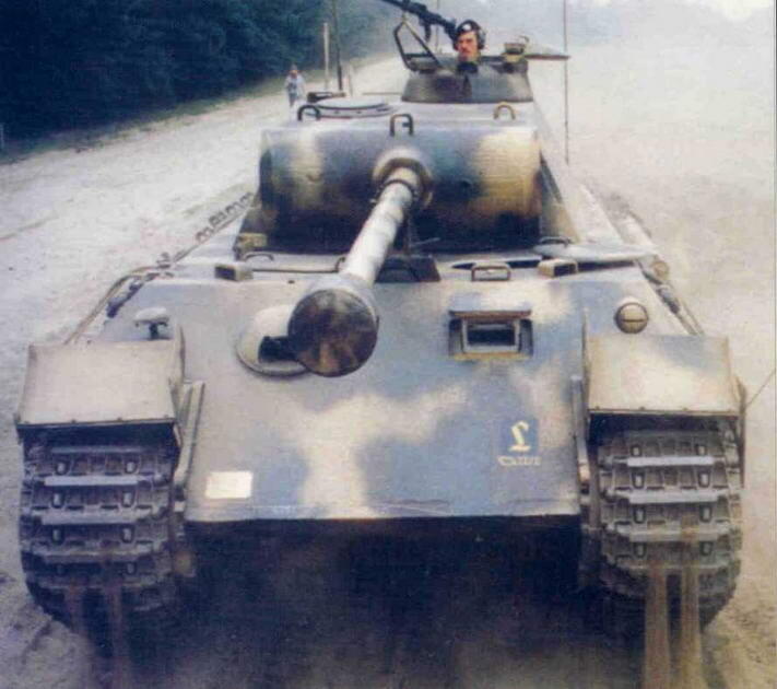 Фотографии тяжелого танка Пантера AusfG находящегося в экспозиции - фото 138
