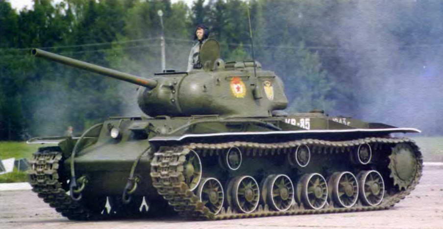 Тяжелый танк объект 238 КВ1с с 85мм пушкой С31 Кубинка 2001 год - фото 216