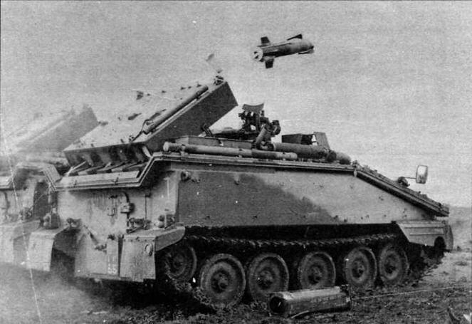 Пуск ПТУР Свингфайр из ПУ истребителя танков Страйкер В походном - фото 22