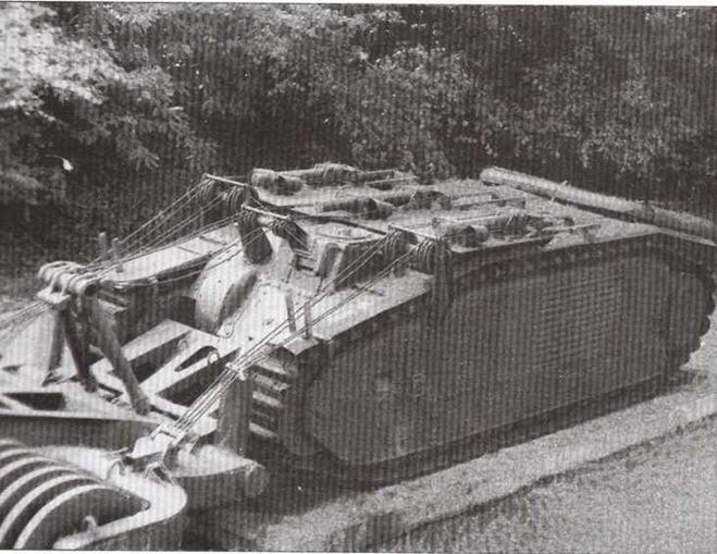Танк В Ibis переделанный е противоминный трал Машина была изготовлена в - фото 30
