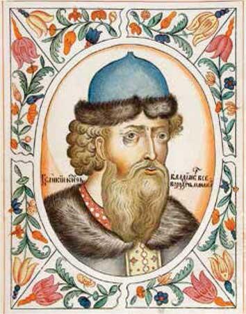 Великий князь Владимир Мономах Портрет из Титулярника 1672 г В 1097 году в - фото 3