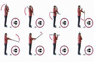 Упражнение 3 Встаньте прямо как показано на рисунке 1AНоги на ширине плеч - фото 2