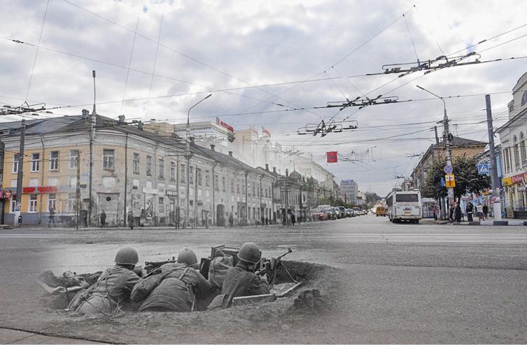 Расчет советского противотанкового ружья ПТР на улице Коммунаров - фото 13