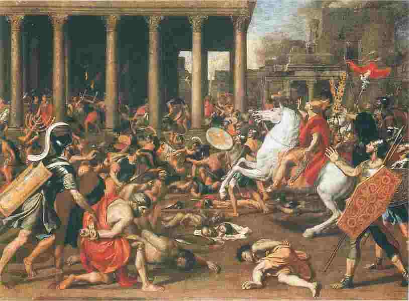 Никола Пуссен Разрушение храма в Иерусалиме Титом Изменчива и внутренняя - фото 13