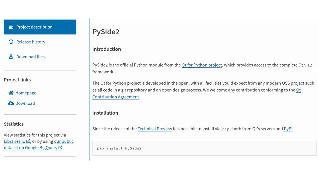 PySide это также библиотека графического фреймворка Qt для языка - фото 3