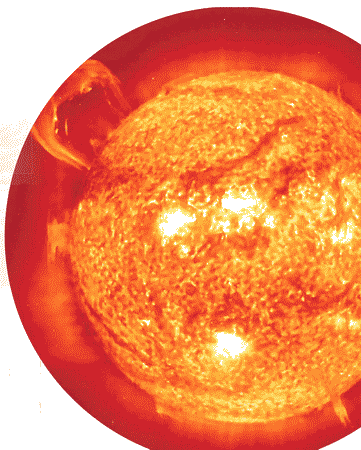 Фотография Солнца в ультрафиолетовых лучах На первый взгляд диск Солнца - фото 3
