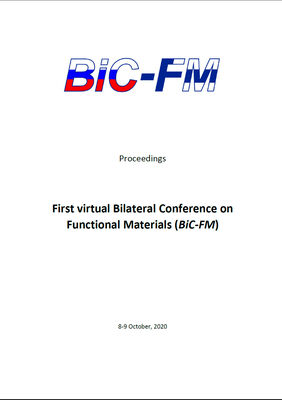Сборник статей First virtual Bilateral Conference on Functional Materials (BiC-FM)