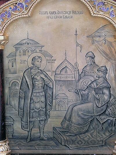 Клеймо с ковчега с мощами святого благоверного князя Александра Невского из - фото 4