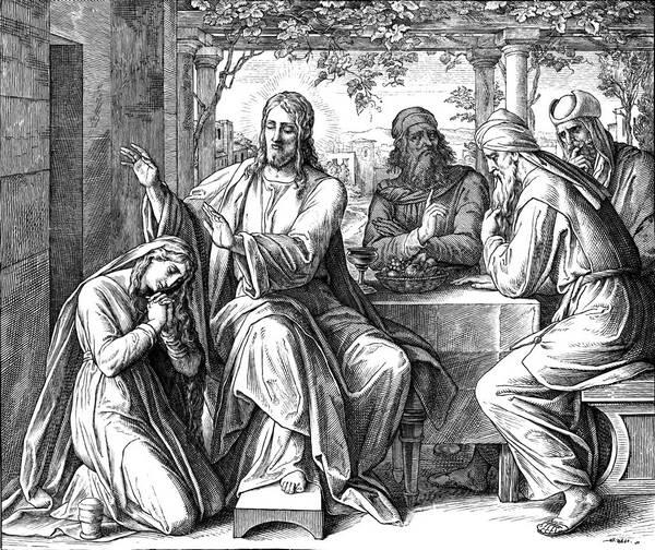 Некто из фарисеев просил Его вкусить с ним пищи и Он войдя в дом фарисея - фото 57