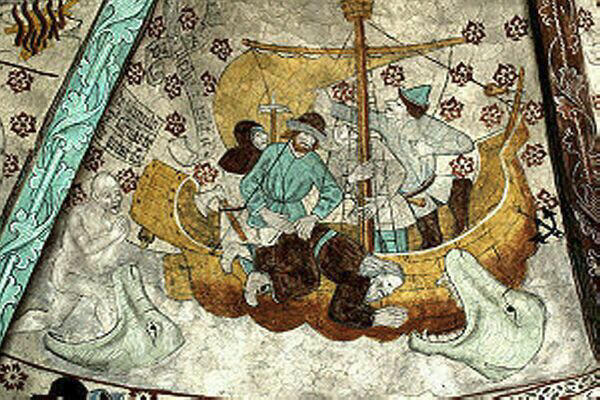 Прокор Иона Миниатюра 15 века Малых детенышей они берут в пасть а поступают - фото 7