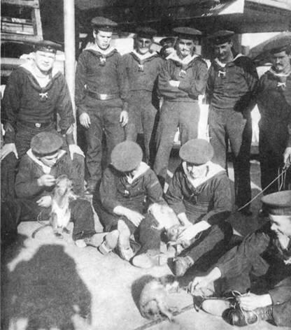 В крейсерстве Развлечения моряков между вахтами Мадрас 22 сентября 1914 - фото 25