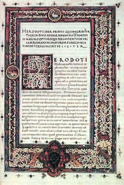 Книга античного Геродота История в латинском переводе Лоренцо Валла - фото 192