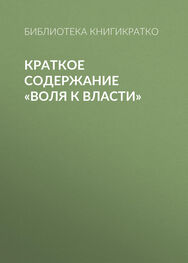 Библиотека КнигиКратко: Краткое содержание «Воля к власти»