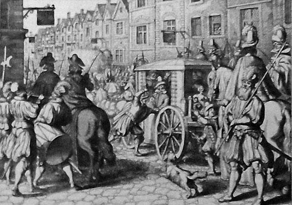 Убийство Генриха IV Охрана короля спрыгнула с подножек чтобы отрегулировать - фото 2