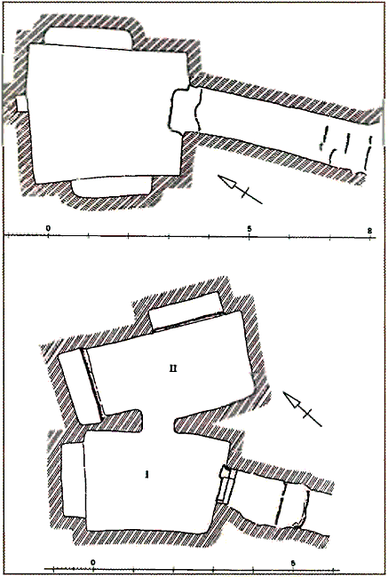 Рис В7 Планы подземных гробниц Петосириса внизу и Петубастиса наверху - фото 7