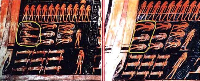 Рис В10 Грубое искажение обозначения Тельца на погребальном зодиаке Рамзеса - фото 10
