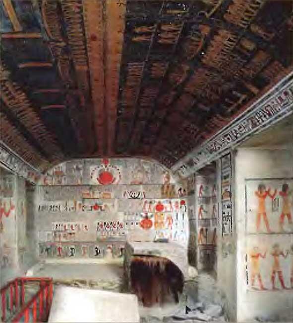Рис В12 Погребальная камера в гробнице Рамзеса VI на сводах которой - фото 12