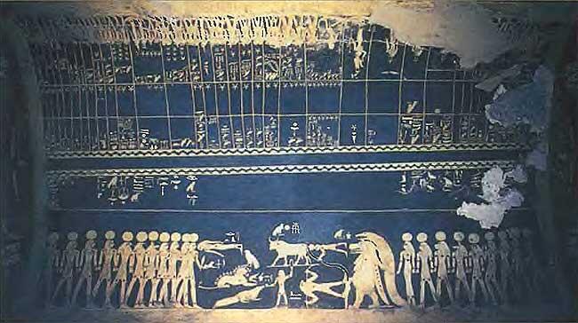 Рис В15 Погребальный зодиак фараона Сети I Луксор Долина царей Дата - фото 15