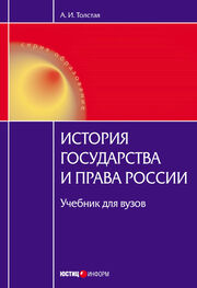 Анна Толстая: История государства и права России
