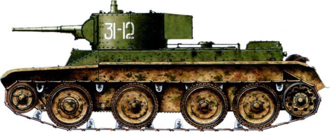 Танк БТ5 предположительно из состава 13й танковой бригады ЮгоЗападный - фото 113