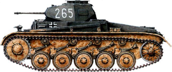 Танк PzII AusfС из состава боевой группе Ziervogel 3й танковой дивизии - фото 116