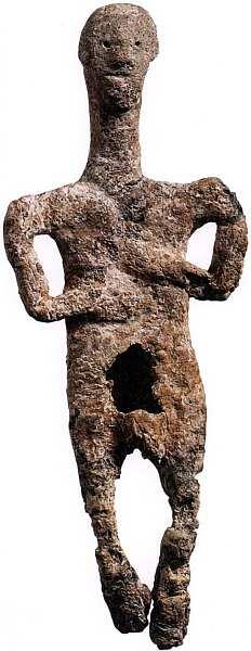 Мужская фигура постканонического типа Около 2300 до н э Свинец Высота 9 - фото 26