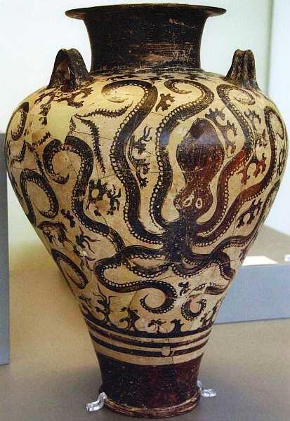 Ваза с осьминогами XV век до н э Минойская цивилизация Керамика Ваза с - фото 11