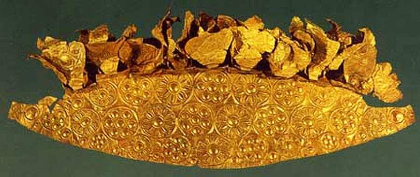 Диадема из царской гробницы в Микенах Около 1500 до н э Золото Значительную - фото 17