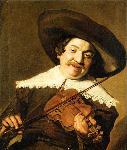 Франс Халс 158215831666 Даниэль ван Акен играющий на скрипке Около 1640 - фото 17