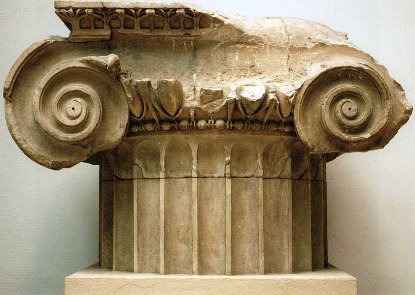 Ионическая капитель из храма Артемиды Левкофриены в Магнесии II век до н э - фото 52