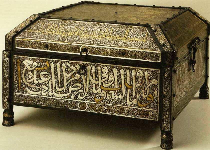 Ящик для Корана 13201330 Бронза дерево инкрустация золотом и серебром - фото 75