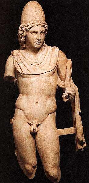 Портрет римского юноши Середина II века Мрамор 168 3x432x356 Древние - фото 20