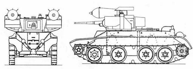 Опытный танк РБТ5 е 250кг танковой торпедой ТТ Опытный танк РБТ5 е 250кг - фото 9