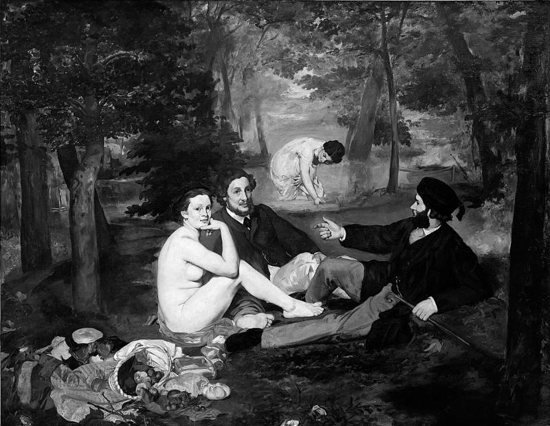Эдуард Мане Завтрак на траве 1863 Музей Орсе Париж Эдуард Мане Олимпия - фото 4