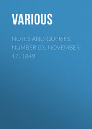 Various: Notes and Queries, Number 03, November 17, 1849