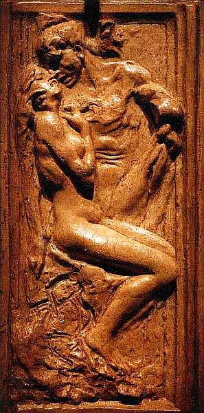 Поцелуй или Любовники Около 1885 Гипс 11 4x57x17 Тема страсти - фото 15