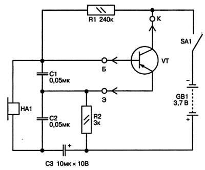 Рис 9 Схема простого испытателя транзисторов Питание устройства - фото 9
