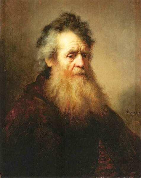 Рембрандт Харменс ван Рейн 16061669 Портрет старика 1632 Дерево масло - фото 24